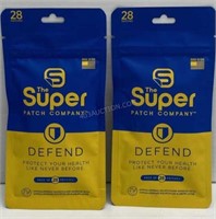 $150 - 2 Packs of Super Patch Defend Patches NEW