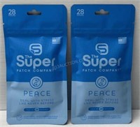 $150 - 2 Packs of Super Patch Focus Peace NEW