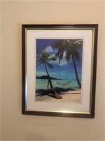 (2) framed beach pics