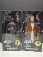 NIB 12" Star Wars Kenobi & Vader Action Figures