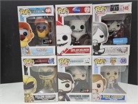 NIB 6 FUNKO POPS, Yellow Ranger++++