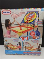 NIB Little Tikes Skeeball , Tennis, Basketball