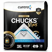 Chucks MAX 36x36 Bed Pads  Incontinence 20
