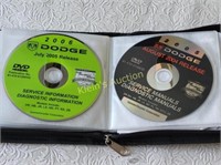 19 dvd's dodge dealer service manuals  & body manl
