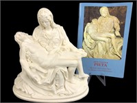 La Pieta, Sandstone Michelangelo Italian Statue