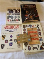 Military collectibles and insignia books