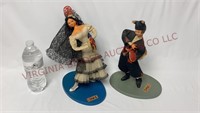 1960s Lanya Made in Spain Flamenco Dancing Dolls