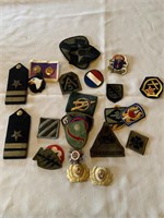 Military & lodge patches & badges
