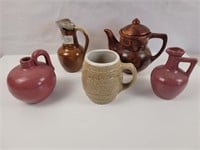 5 pieces of pottery- Van Briggle pc