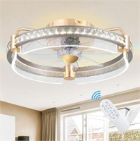 Yoedivu 20 Ceiling Fan with Lights  Remote