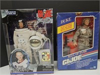 2 NIB GI Joe Buzz Aldrin & The Duke