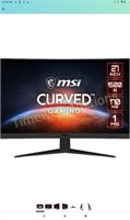 MSI curved gaming monitor