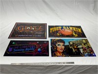 Casino Gamblers Lot! Glass Slot Signs