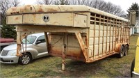 1992 Diamond D 7x20 Gooseneck trailer