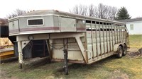1991 20' Titan horse trailer
