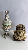 Arelene Siegel sculpture, capodimonte porcelain