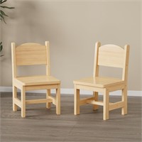 JONUTATO Kids Chair  Pine Wood  2 PCS