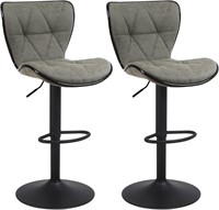 Chummaven Adjustable Bar Stools 2 Pcs