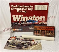 1980s NASCAR - Stock Car Board Game & Posters