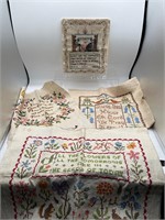 Antique/vintage samplers & needle work