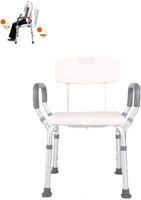 Shower Chair with Back - Handicap Bath Bench