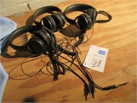 Qty 3 - Headphones Black Label model 25 TEST OK