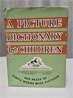 1940s Grosset & Dunlap Kids Picture Dictionary
