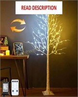 6ft 96LED Birch Tree Lights  Warm & Cool 6ft