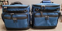 280 - LOT OF 2 WHEELED TOTE BAGS (D300)