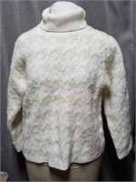 Vintage Sweater Jones NY Hand Knitted Wool Blend