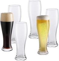 50$-Glasses Set of 3 ONLY Beer Glassware Cup