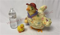 Hallmark Squawkin' Egg Droppin Hen & Baby Chick