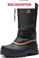 NORTIV Waterproof Boots 15 Black