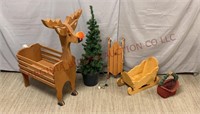 Christmas Decor - Reindeer, Sled, Tree & More!