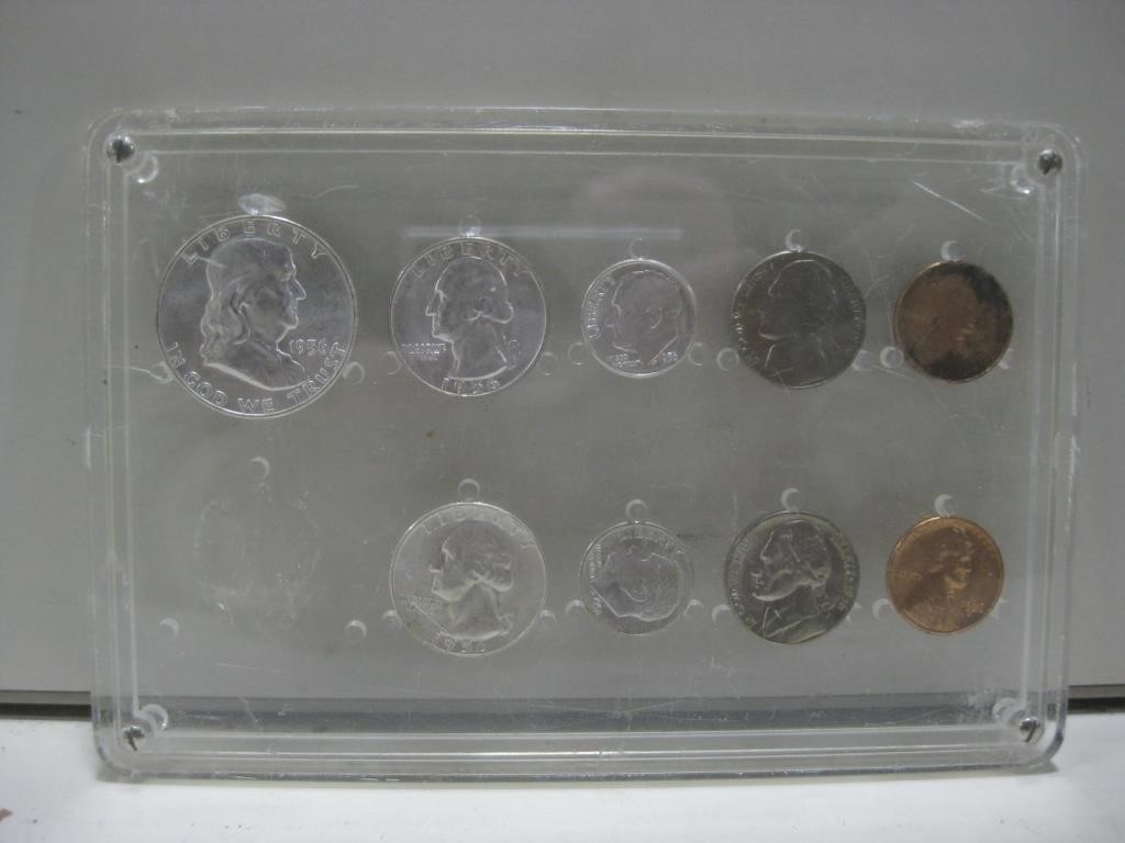 1956 Uncirculated Coin Set Silver Observed