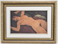 “Reclining Nude” by Amedeo Modigliani Print