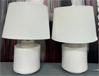 11 - PAIR OF MATCHING TABLELAMPS (D110)