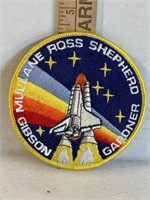 1988 NASA official patch, space shuttle Atlantis,
