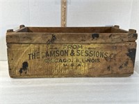 Wood crate advertising Landon & Sessions Co