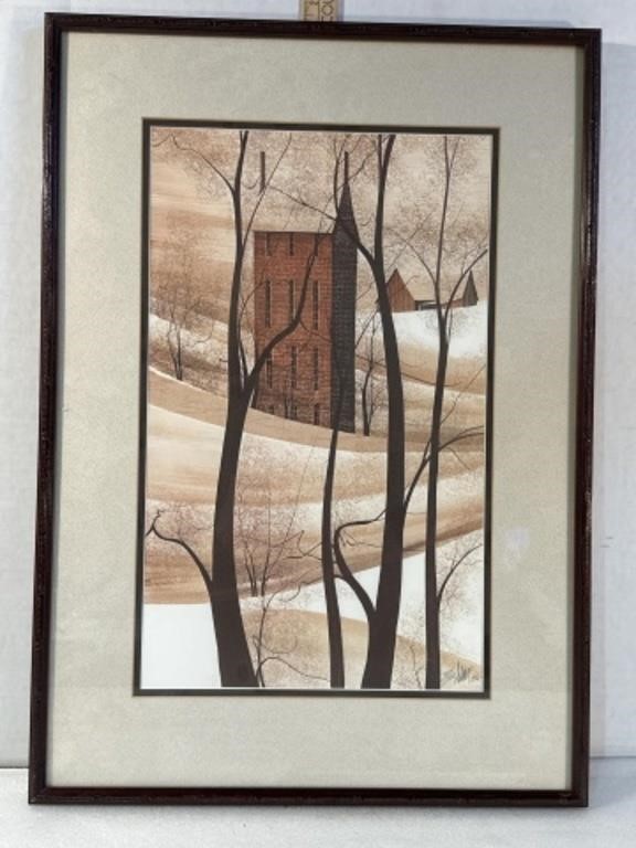 Golden Homestead, offset lithograph numbered