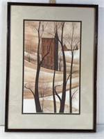 Golden Homestead, offset lithograph numbered