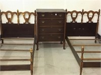 Three Piece Bedroom Set Including Matching