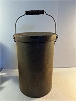 Vintage wooden handled bucket