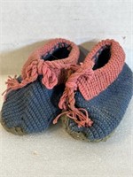 Vintage handmade booties