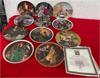 11 - LOT OF KNOWLES COLLECTIBLE PLATES (D73)