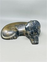 brass cat  figure - 10" Long