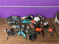 Lot of 16 Assorted Power Tools