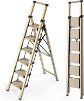 6 STEP Lightweight Folding Ladder