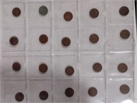 Set of 20 Indian Head Pennies