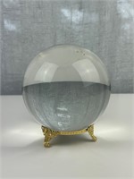 6” glass crystal ball